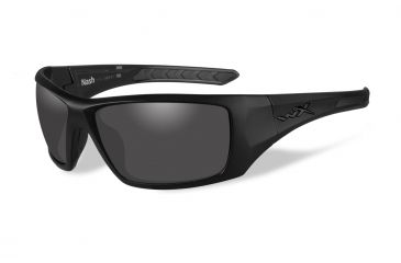 Image of Wiley X Nash Single Vision Prescription Sunglasses, Matte Black Frame, ACNAS01SV