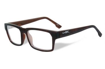 Image of Wiley X Profile Bifocal Prescription Eyeglasses, Matte Hickory Brown Frame, WSPRF03BI