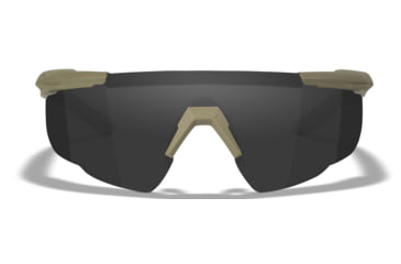 Image of Wiley X Saber Advanced, Matte Tan Frame, Clear/Smoke Grey/Light Rust Lens, 308T