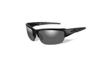 Image of Wiley X Saint Single Vision Prescription Sunglasses, Matte Black Frame, CHSAI08SV