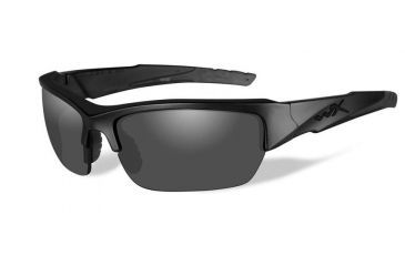 Image of Wiley X Valor Apel Single Vision Prescription Sunglasses, APEL Matte Black Frame, CH4701SV