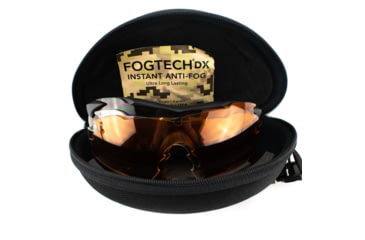 Image of Wiley X Vapor Safety Sunglasses, 3 Lens Package, 1 Matte Black Frame w/Smoke Grey, Clear, Light Rust Lens, 3502