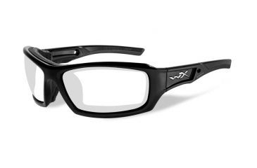 Image of Wiley X Wx Echo CCECH Bifocal Prescription Sunglasses - Gloss Black Frame CCECH05BF