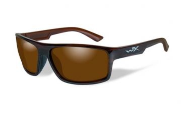 Image of Wiley X WX Peak Bifocal Prescription Sunglasses, Gloss Layered Tortoise Frame, ACPEA04FBI