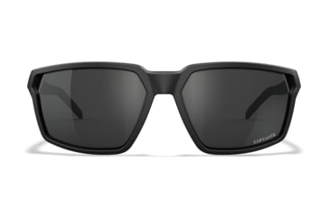 Image of Wiley X WX Sierra Sunglasses, Matte Black Frame, Sierra Captivate Grey Lens, AC6SRA01
