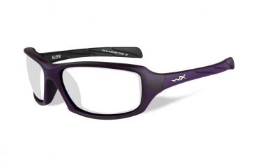 Image of Wiley X WX Sleek Replacement Parts - Matte Violet Frame Only w/accessories, No Lens, CCSLE01F