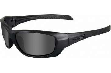 Image of Wiley X Gravity Sunglasses - Black Ops, Smoke Gray Lens/Matte Black Frame CCGRA01