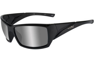 Image of Wiley X WX Mojo RX Single Vision Sunglasses - Gloss Black Frame SSMOJ04RX