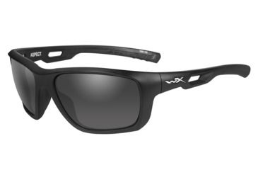 Image of Wiley X Wx Aspect Grey Lens, Matte Black ACASP01