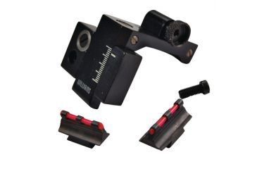 Image of Williams Gun Sight FP Fire Sight Set w/.343m &amp; .343n, Winchester 94/Side drilled Marlin 36, Black/Red, 63331