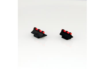 Image of Williams Gun Sight FP Fire Sight Set w/.343m &amp; .343n, Winchester 94/Side drilled Marlin 36, Black/Red, 63331