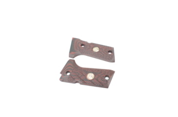 Image of Wilson Combat Beretta 92, 96 Compact G10 Grips, ULTRA THIN with WC Logo, Black Cherry, 728-CP-UT-BC