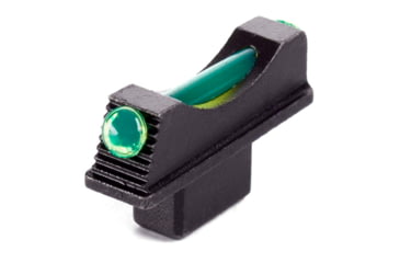 Image of Wilson Combat Colt Python/Anaconda Front Sight, Snag-Free, Black/Green Fiber Optic, 1053FOG180