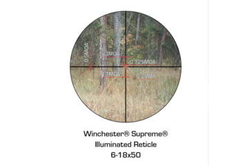 Image of Winchester Supreme Optics 6-18x50mm SF IR Riflescope, Black, 6-18x50SFIR