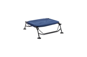 Image of Woods Portable Quick Set-up Folding Adjustable 2-in-1 Camping Lounger/Cot, Navy, CTI0765535N