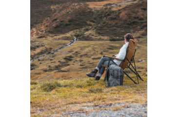 Image of Woods Siesta Folding Reclining Padded Camping Chair, Dijon, CTI0765868