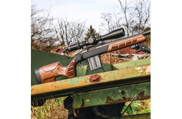 Image of WOOX Exactus Precision Stock - Remington Model 700, M5 DBM / AICS Chassis, Standard, Left Hand, Short Action, Walnut, SH.GNS002.25LH