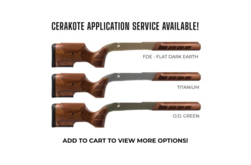 Image of WOOX Exactus Precision Stock - Remington Model 700, M5 DBM / AICS Chassis, Standard, Left Hand, Short Action, Walnut, SH.GNS002.25LH