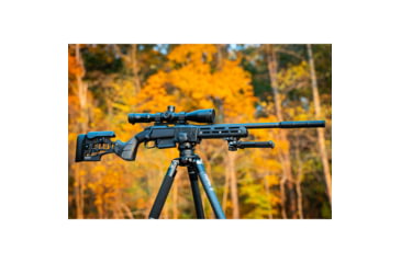 Image of WOOX Furiosa Rifle Chassis, Remington 700 &amp; Clones, DBM Short Action, Left Hand, Micarta Black, SH.CHS013.05LH