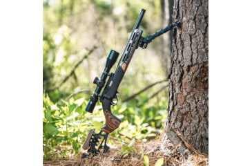 Image of WOOX Furiosa Rifle Chassis, Savage 110, Short Action, Tiger Wood, SH.CHS012.11