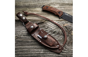 Image of WOOX Rock 62 Genuine Leather High-End Sheath, Brown, BU.SHT001.01