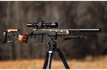 Image of Woox Furiosa Chassis Walnut Wood/Aluminum Chassis W/Adjustable Cheek Fits Remington 700 M5 DBM, Long Action, 31in OAL, Ambidextrous