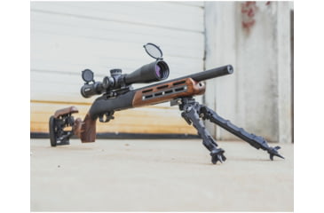 Image of Woox Furiosa Chassis Walnut Wood/Aluminum Chassis W/Adjustable Cheek Fits Remington 700 M5 DBM, Long Action, 31in OAL, Ambidextrous