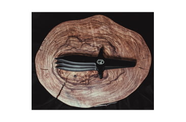 Image of World Knife Throwing League Phoenix Throwing Knives, 14.25in Overall, 7.5in Black Finish 3Cr13 Stainless Blade, Stainless Steel Handle, 57