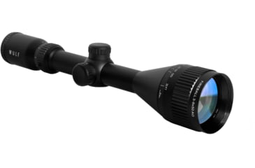 Image of Wulf Optics Fireball 3-9x50mm Rifle Scope, 1 in Tube, Second Focal Plane, AO Illuminated Half Mildot Reticle w/ Rings, Black, WU9108