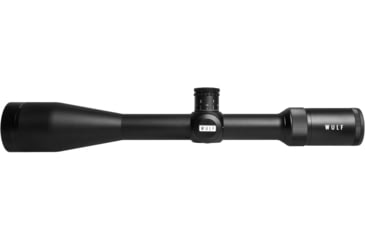 Image of Wulf Optics Hurricane 6.5-25x50 Rifle Scope, 30mm Tube, Second Focal Plane, Red/Blue Half Mildot Reticle, Black, WU9105
