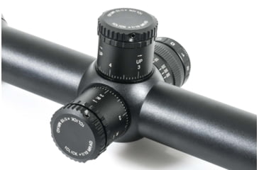 Image of Wulf Optics Hurricane 6.5-25x50 Rifle Scope, 30mm Tube, Second Focal Plane, Red/Blue Half Mildot Reticle, Black, WU9105