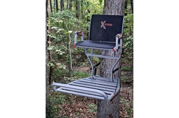 Image of X-Stand The Jester Aluminum Tree Stand w/Backrest, Gray, XSFP436