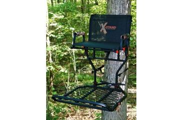 Image of X-Stand The Patron Tree Stand w/Backrest, Black, XSFP456