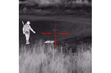 Image of X-Vision Impact 150 2.4-9.6x25mm Thermal Imaging Rifle Scope, 50Hz, Black, Medium, TS150