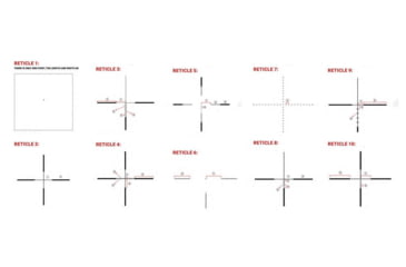 Image of X-Vision Impact 200 2.3-9.2x35mm Thermal Scope, 10 Patterns And 6 Color Reticle, Black, Medium, TS200