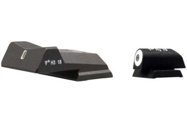 Image of XS Sight Systems DXT Big Dot Pistol Tritium Night Sight, Colt Enhanced Officers ACP 3.5in Novak Rear, Matte Black, Standard, NE-0012S-5