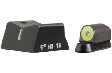 Image of XS Sight Systems DXT2 Big Dot Pistol Tritium Night Sight, CZ P-07 and P-09, Yellow, Standard, CZ-0011S-5Y
