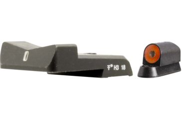 Image of XS Sight Systems DXT2 Big Dot Pistol Tritium Night Sight, CZ P10, Orange, Standard, CZ-0010S-5N