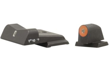 Image of XS Sight Systems DXT2 Big Dot Pistol Tritium Night Sight, S&amp;W M&amp;P Full Size, Compact, Orange, Standard, SW-0029S-5N