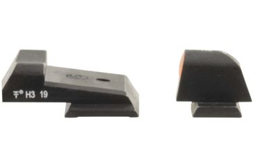 Image of XS Sight Systems DXT2 Big Dot Pistol Tritium Night Sight, S&amp;W M&amp;P Shield, Orange, Standard, SW-0030S-5N