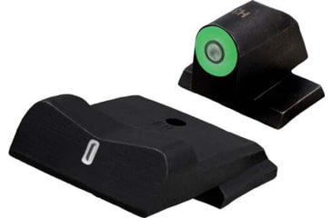Image of XS Sight Systems DXT2 Pro Big Dot Tritium Pistol Sight, S&amp;W M&amp;P &amp; M2.0 FS/Compact, Fron/Rear, Black, Green, Green, SW-X201S-5G