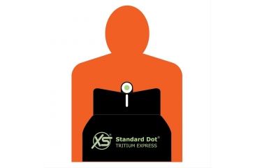 Image of XS Sight Systems DXW Standard Dot for Colt Gov 5in, Novak Rear Suppressor Height, Tritium Front, White Stripe Rear NE-0017S-4