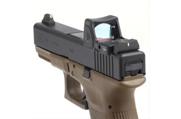 Image of XS Sight Systems DXW Standard Dot for Glock Suppressor Height 17,19,22-24,26,27,31-36,38, Tritium Front, White Stripe Rear GL-0004S-4
