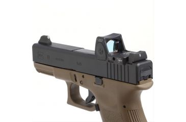 Image of XS Sight Systems DXW Standard Dot for Glock Suppressor Height 17,19,22-24,26,27,31-36,38, Tritium Front, White Stripe Rear GL-0004S-4