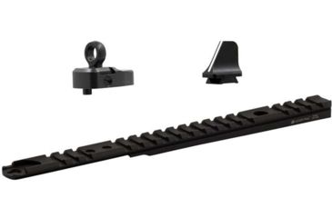 Image of XS Sight Systems Lever Rail Ghost Rifle Scope Ring WS, Marlin 1894, dvtl front, Matte Black, Standard, ML-1007-5