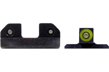 Image of XS Sight Systems R3D Night Sights, Tritium, Green, Smith &amp; Wesson M&amp;P/ M&amp;P M2.0, Black, SW-R032S-6G