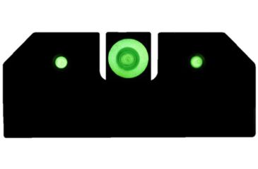 Image of XS Sight Systems R3D Night Sights, Tritium, Green, Smith &amp; Wesson M&amp;P Shield/ M&amp;P M2.0 Shield, Black, SW-R033S-6G