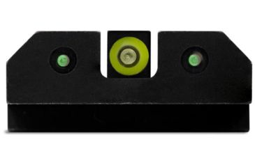 Image of XS Sight Systems R3D Night Sights, Tritium, Green, Smith &amp; Wesson M&amp;P Shield/ M&amp;P M2.0 Shield, Black, SW-R033S-6G