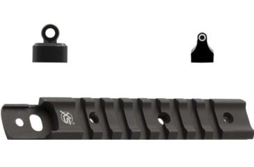 Image of XS Sight Systems Shortrail, Ghost Ring w/Standard Dot Tritium Shotgun Sights, Remington 870, Matte Black, Standard, RE-4002R-4