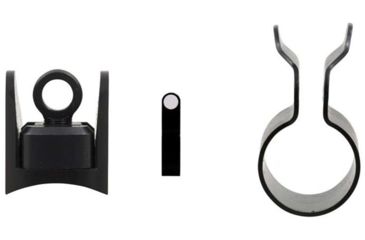 Image of XS Sight Systems Winged Ghost Ring w/Banded Standard Dot White Front Sight, Mossberg 500, 590, Std Bbl, Matte Black, Standard, MB-1002-1